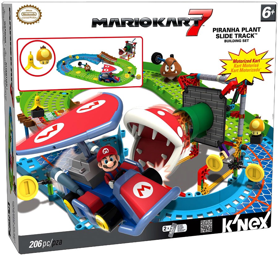 Super Mario Mario Kart 7 K'NEX Piranha Plant Slide Track Set #38511 744476385116 | eBay