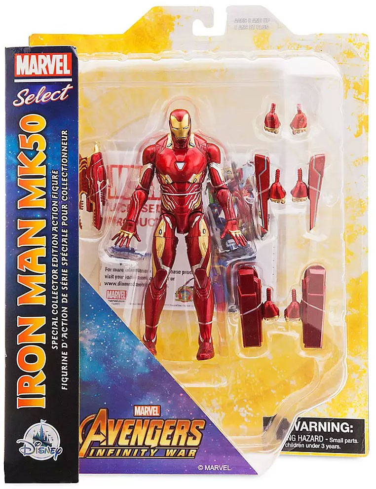 Avengers Endgame Marvel Select Iron Man MK50 Action Figure | eBay