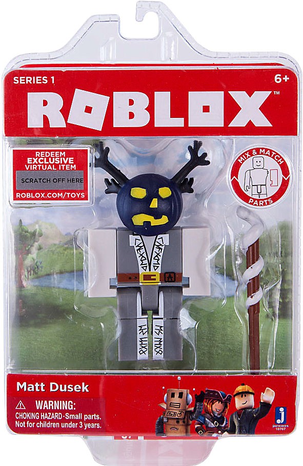 Roblox Matt Dusek Series 1 Action Figure Pack With Exclusive Virtual Item - lego 099 roblox
