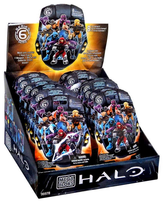 Mega Bloks Halo Series 6 Minifigure Mystery Minis Blind Box 96978 6 [24 Packs] Ebay