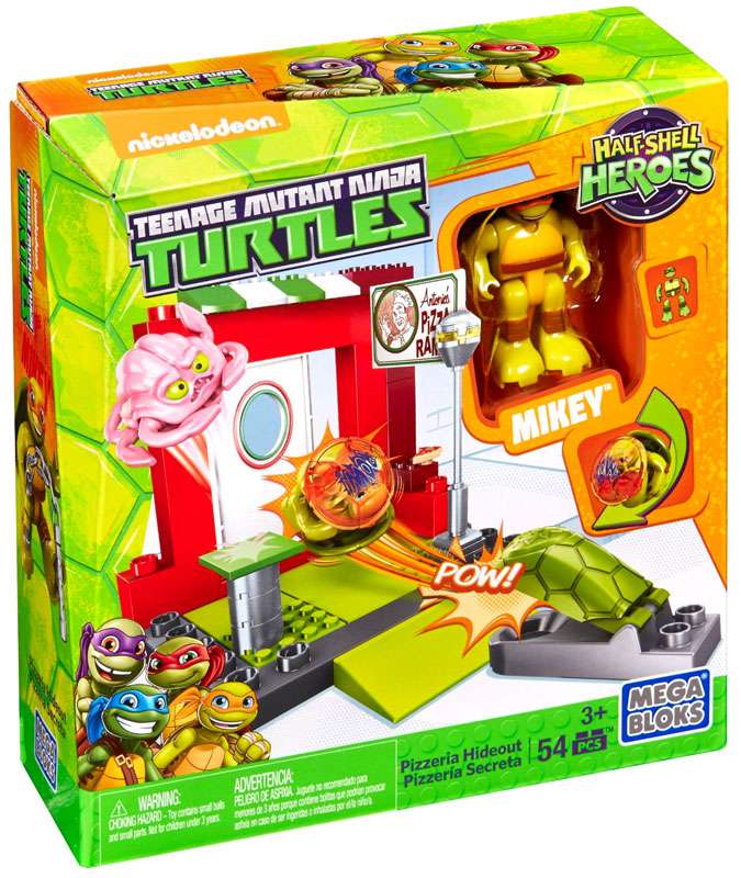 Teenage Mutant Ninja Turtles Half Shell Heroes Pizzeria Hideout Set ...