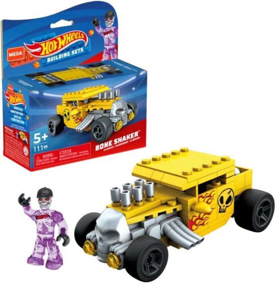 Hot Wheels Mega Construx Bone Shaker Set HDJ89 [Yellow] | eBay