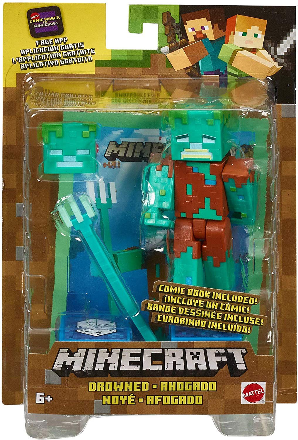 minecraft comic maker creeper action figure