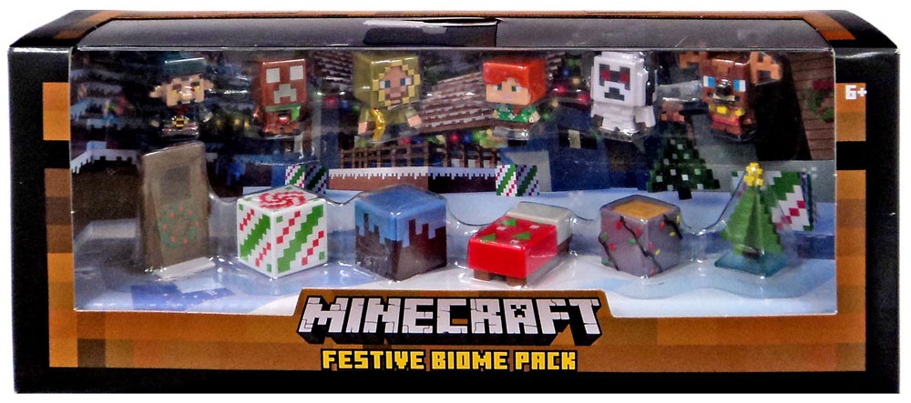 Minecraft Festive Biome Pack Mini Figure 12-Pack | eBay