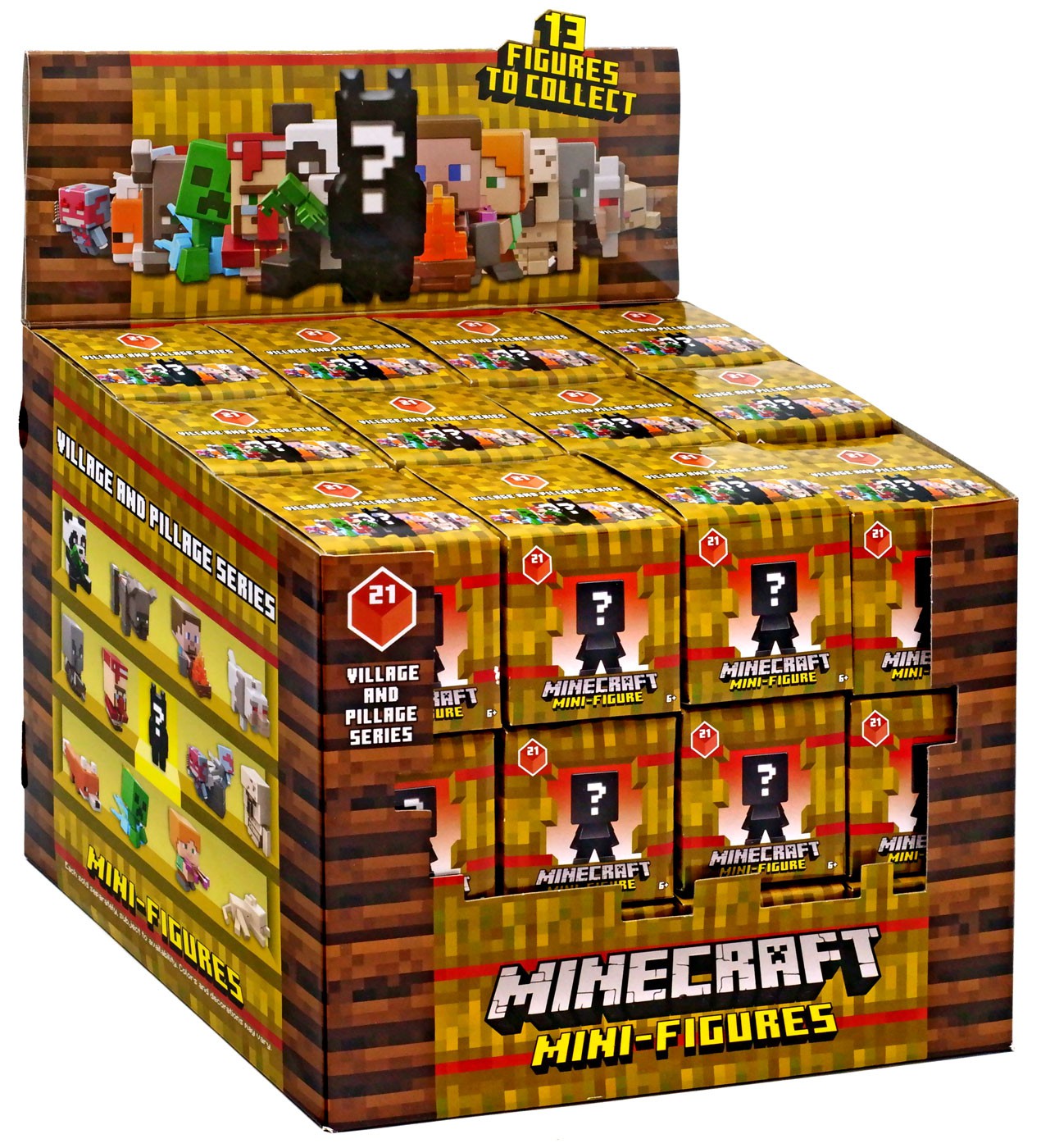 Minecraft Village Pillage Series 21 Mystery Minis Blind Box 36 Packs Ebay