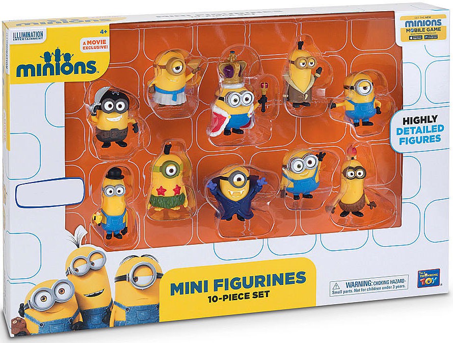 Despicable Me Minions Movie Minions Mini Figurines Exclusive 2 Inch 10