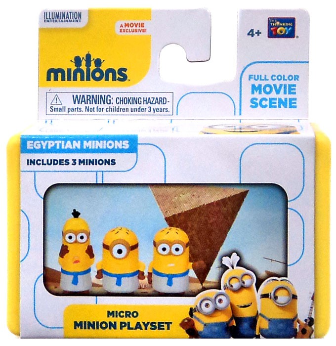 Despicable Me Minions Movie Egyptian Minions 2 Inch Micro Playset Ebay