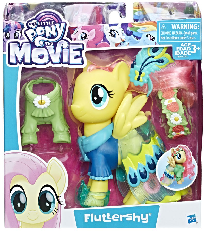 My Little Pony The Movie Fluttershy Snap On Fashion 6-Inch Figure  630509527359 | eBay