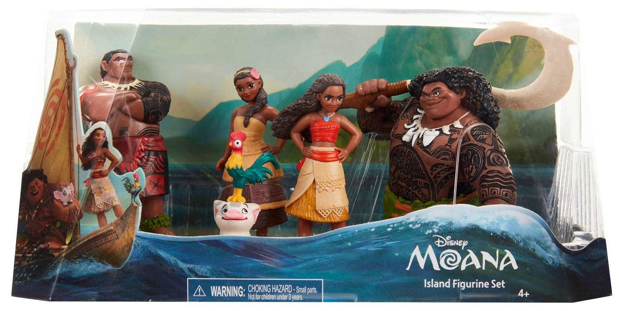 moana disney figurines