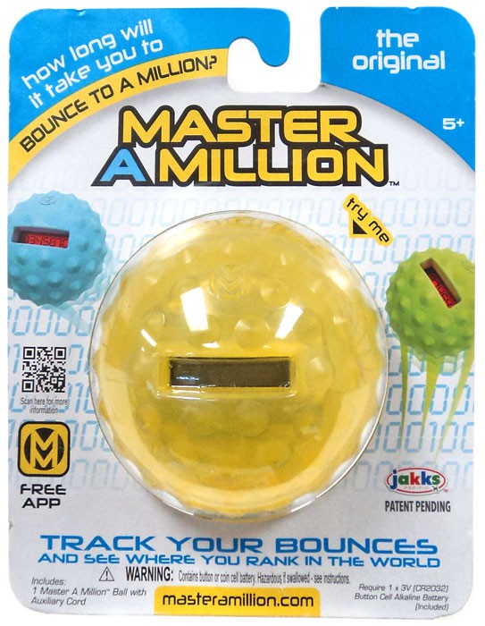 yellow bouncy ball