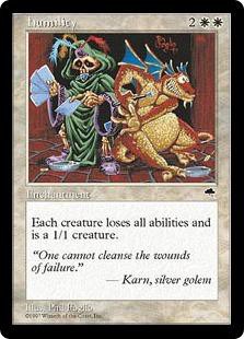 Magic The Gathering Tempest Single Card Rare Humility | eBay