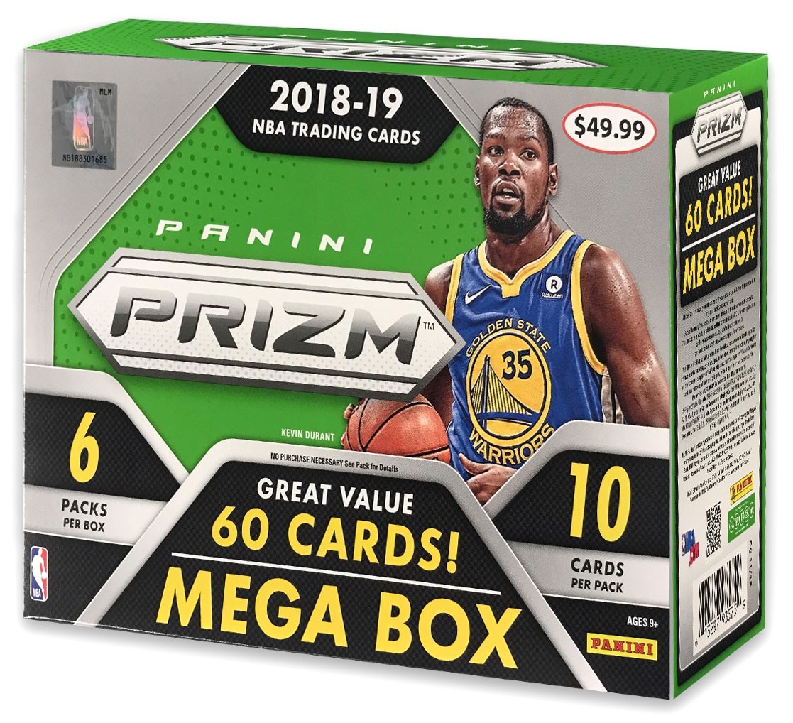 NBA 201819 Prizm Basketball Trading Card MEGA Box [6 Packs] eBay