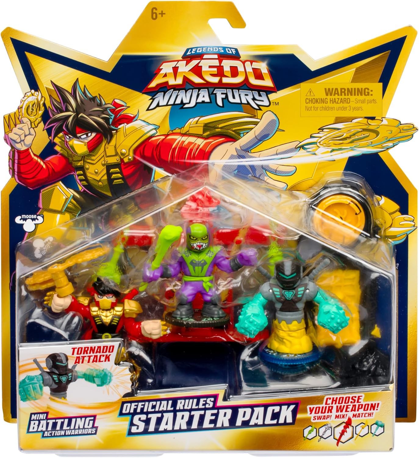 Legends of Akedo Ninja Fury Mini Battling Action Figure STARTER