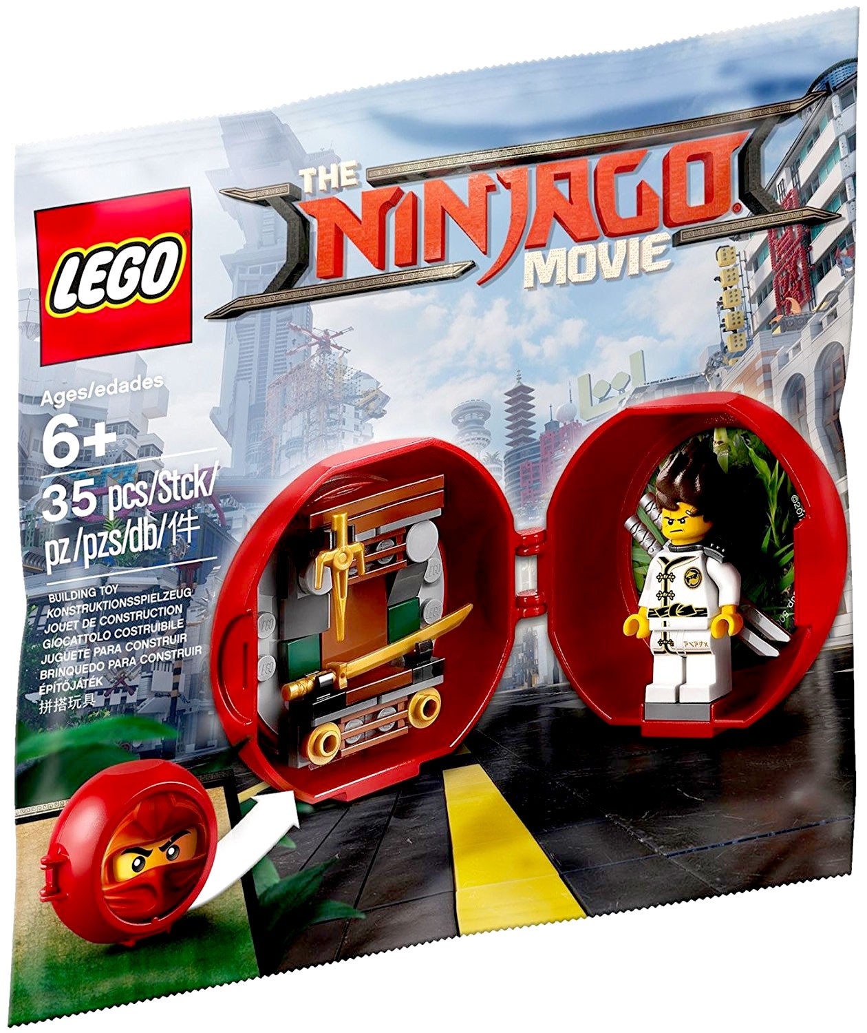 lego the ninjago movie kai's dojo pod set 5004916 bagged