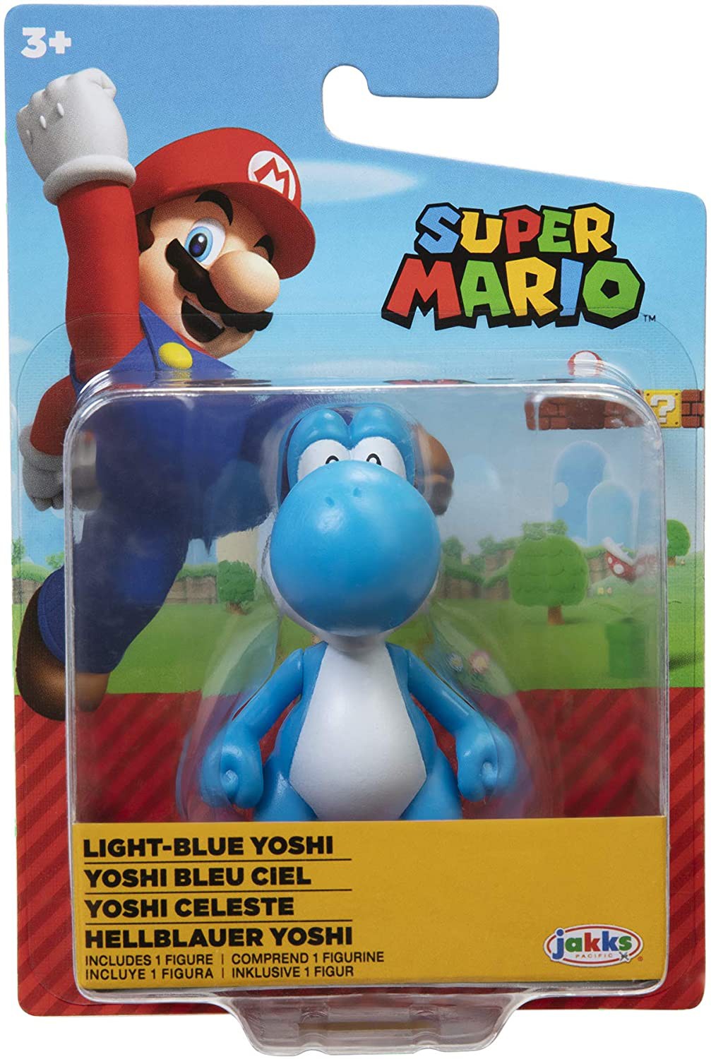 World of Nintendo Super Mario Wave 27 Light Blue Yoshi 2.5