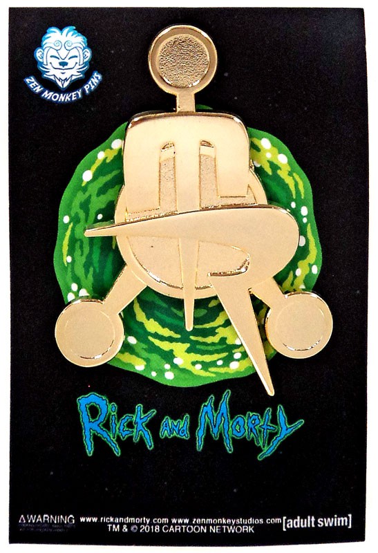 Rick Morty The Council of Morty's Emblem Lapel Pin