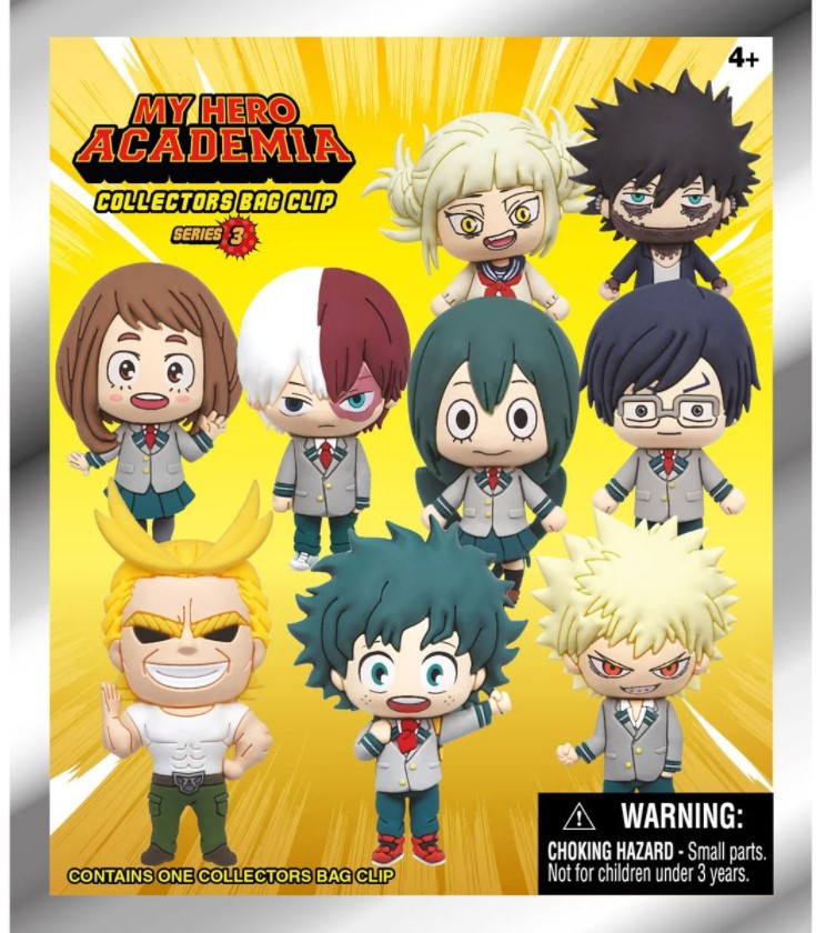 3D Figural Keyring My Hero Academia Series 3 Mystery Pack [1 Figure