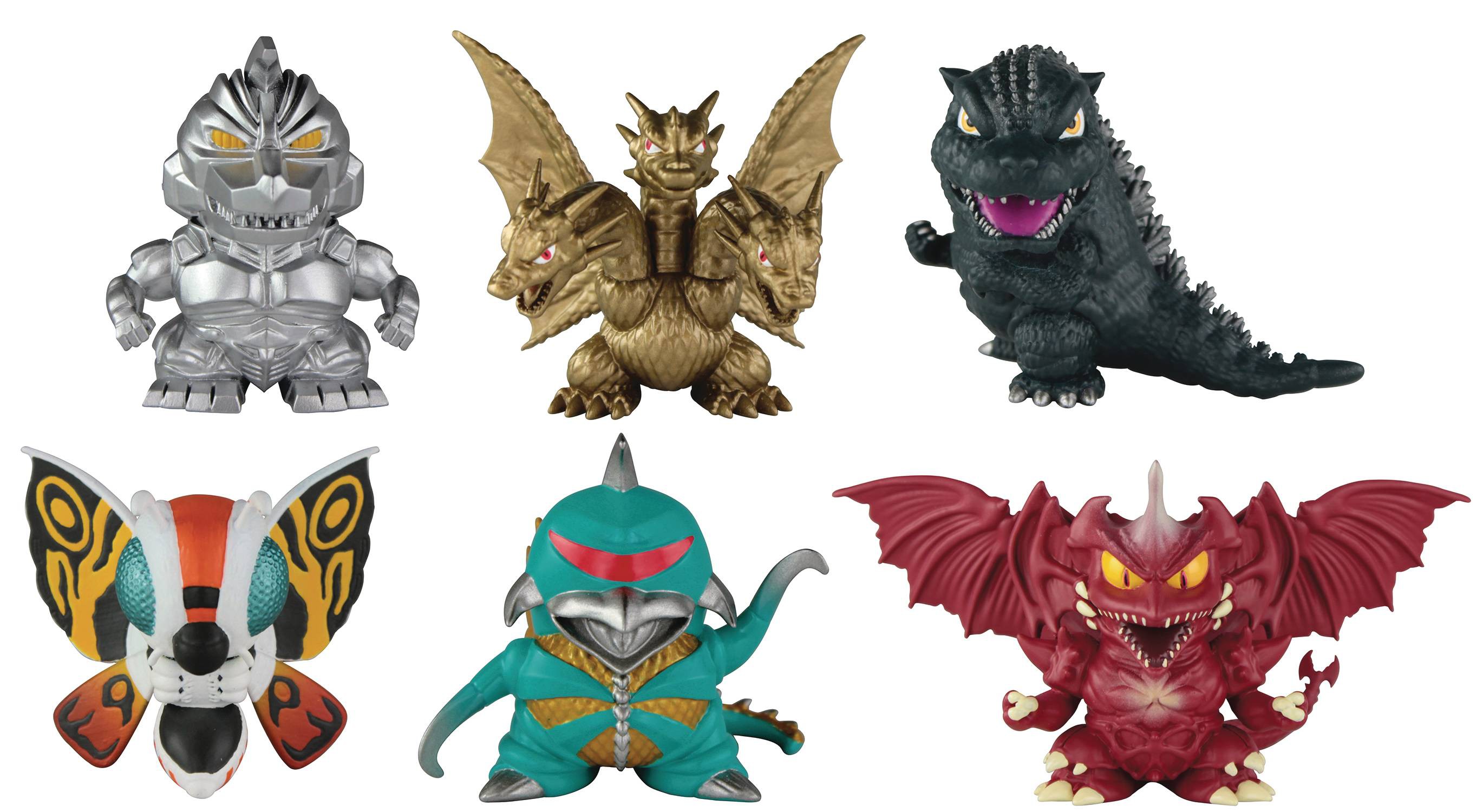 eggmon godzilla mini figures