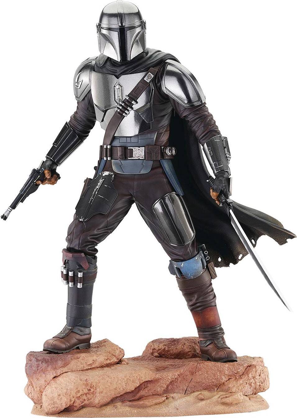 The Mandalorian Star Wars Milestones Din Djarin 8-Inch Statue