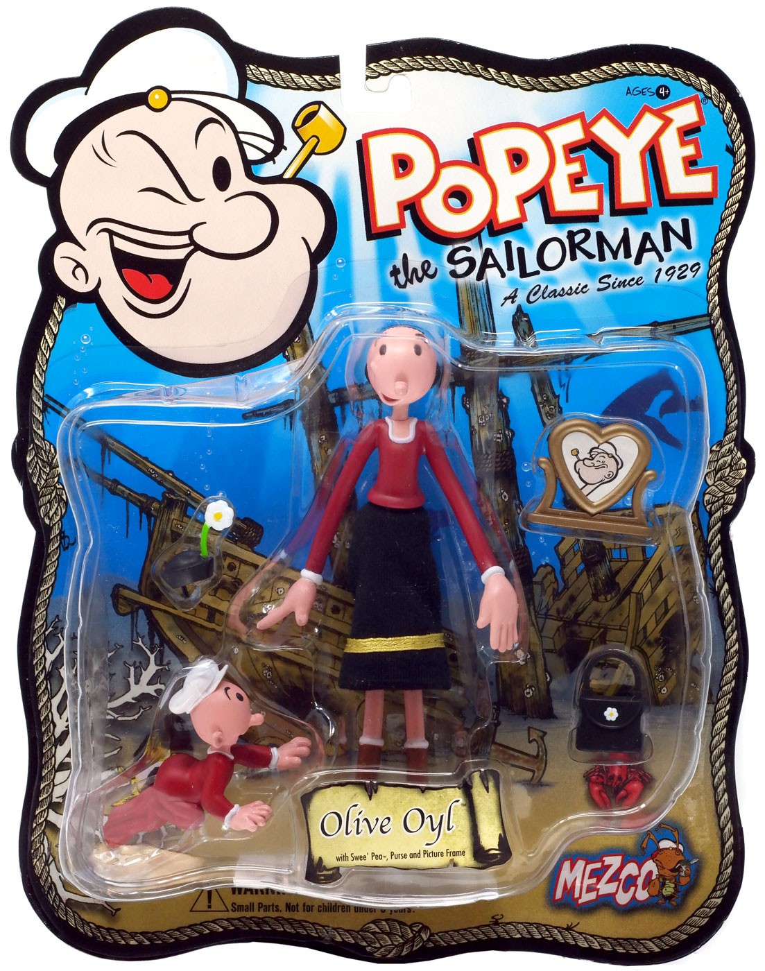 Popeye the Sailor Man Olive Oyl Action Figure 696198440034 eBay