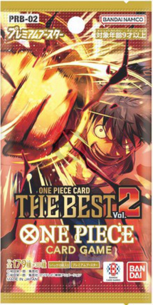 One Piece TCG The Best Vol. 2 PREMIUM Booster Pack PRB-02