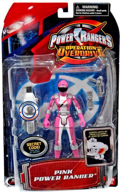pink power ranger figure