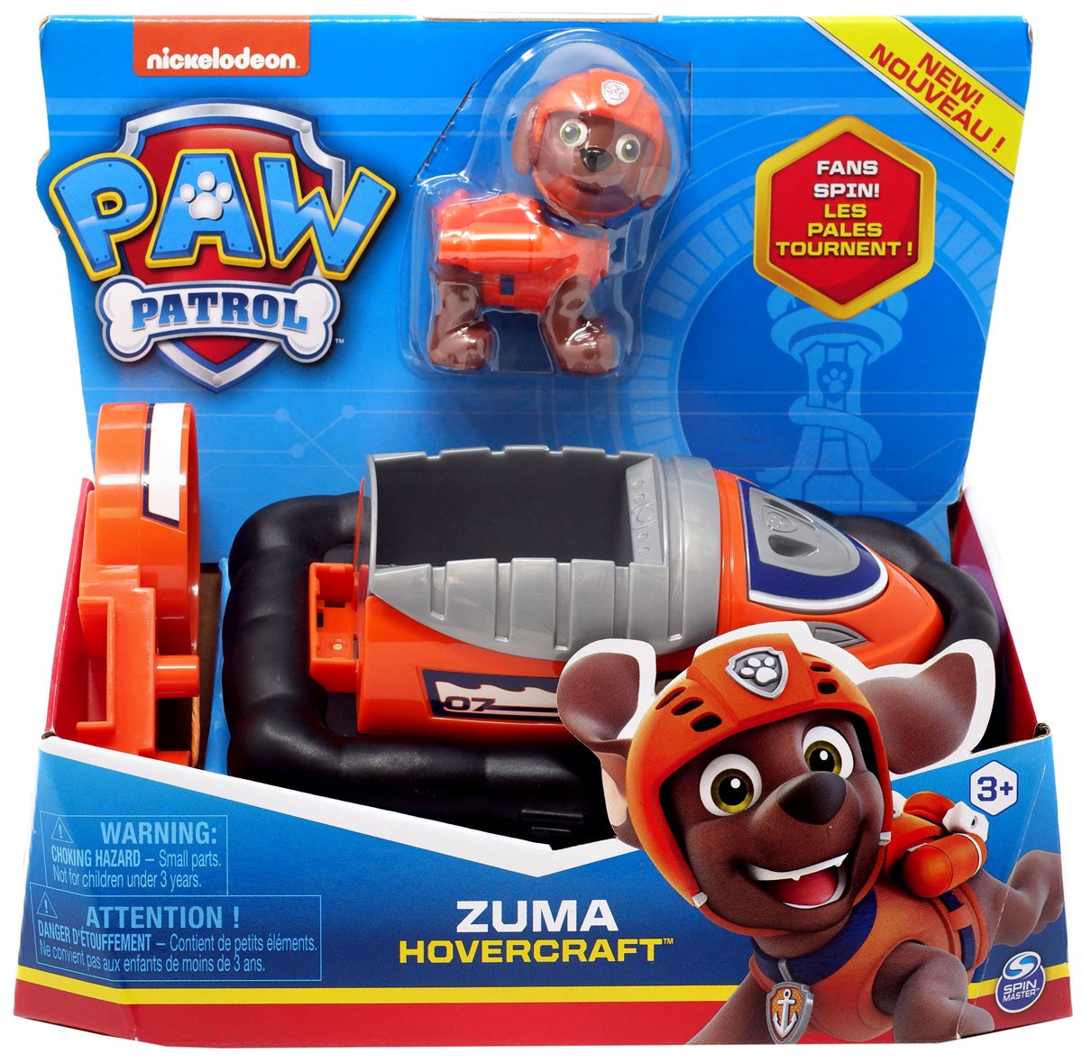 paw patrol zuma hovercraft