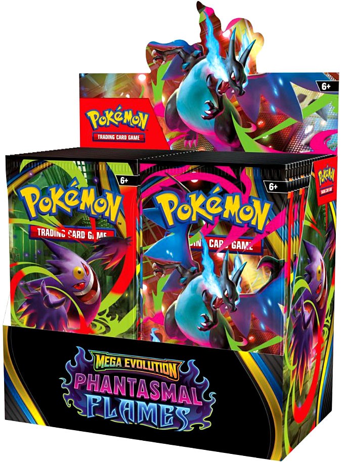 phantasmal flames booster box 36 packs Pokemon Mega: Phantasmal Flames Booster Box