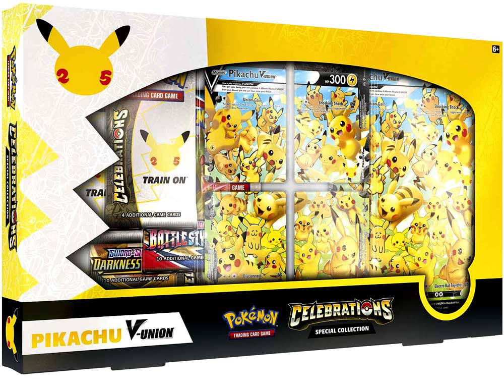 TCG Celebrations Pikachu V-Union Special Collection 820650809156| eBay