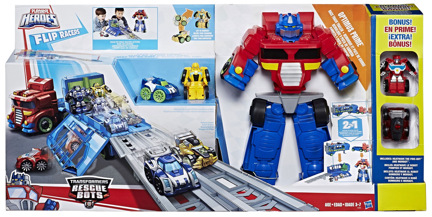 playskool optimus prime trailer
