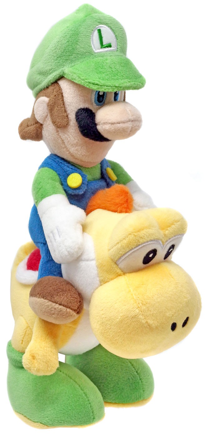 luigi riding yoshi plush