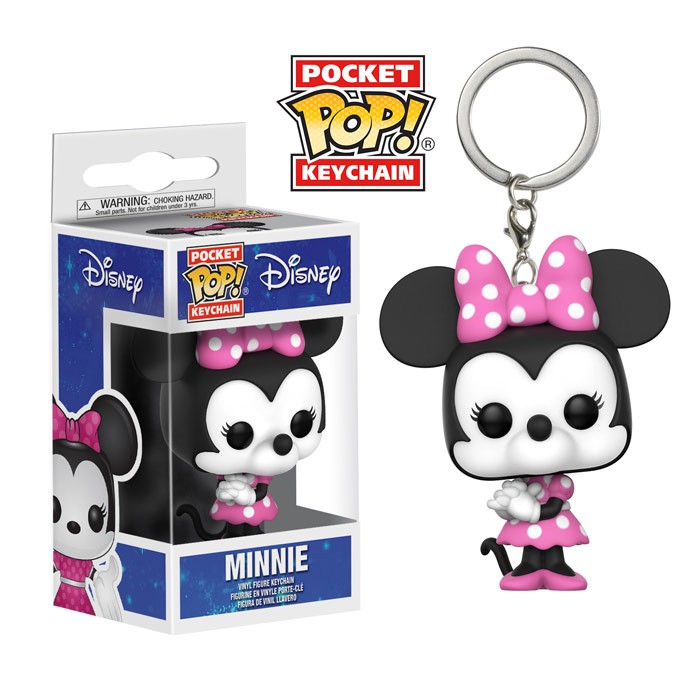 mickey and minnie funko pop keychain