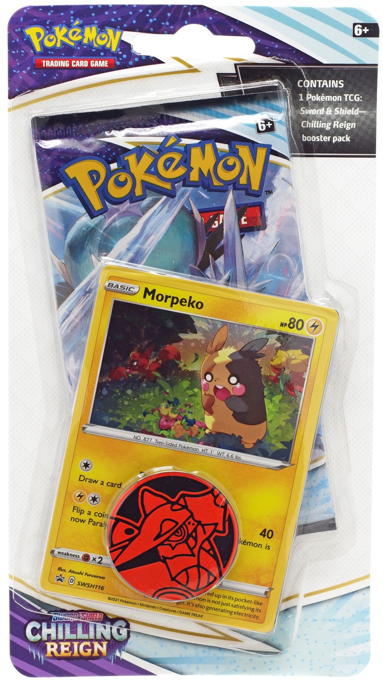TCG Sword & Shield Chilling Reign Morpeko BLISTER Pack | eBay