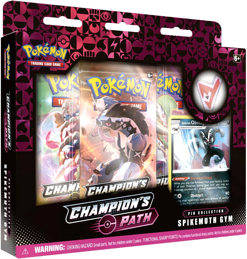 【未開封】ポケカ Champion's Path ピンコレクション 9箱セット TCG Champion's Path Spikemuth Gym Pin Collection | eBay