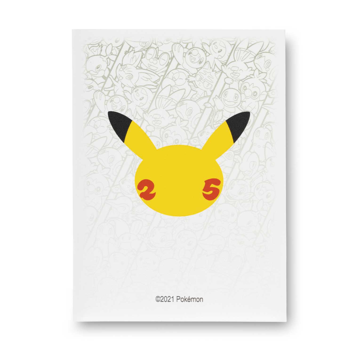 Pokemon Center 25th Celebration Card Sleeves - White