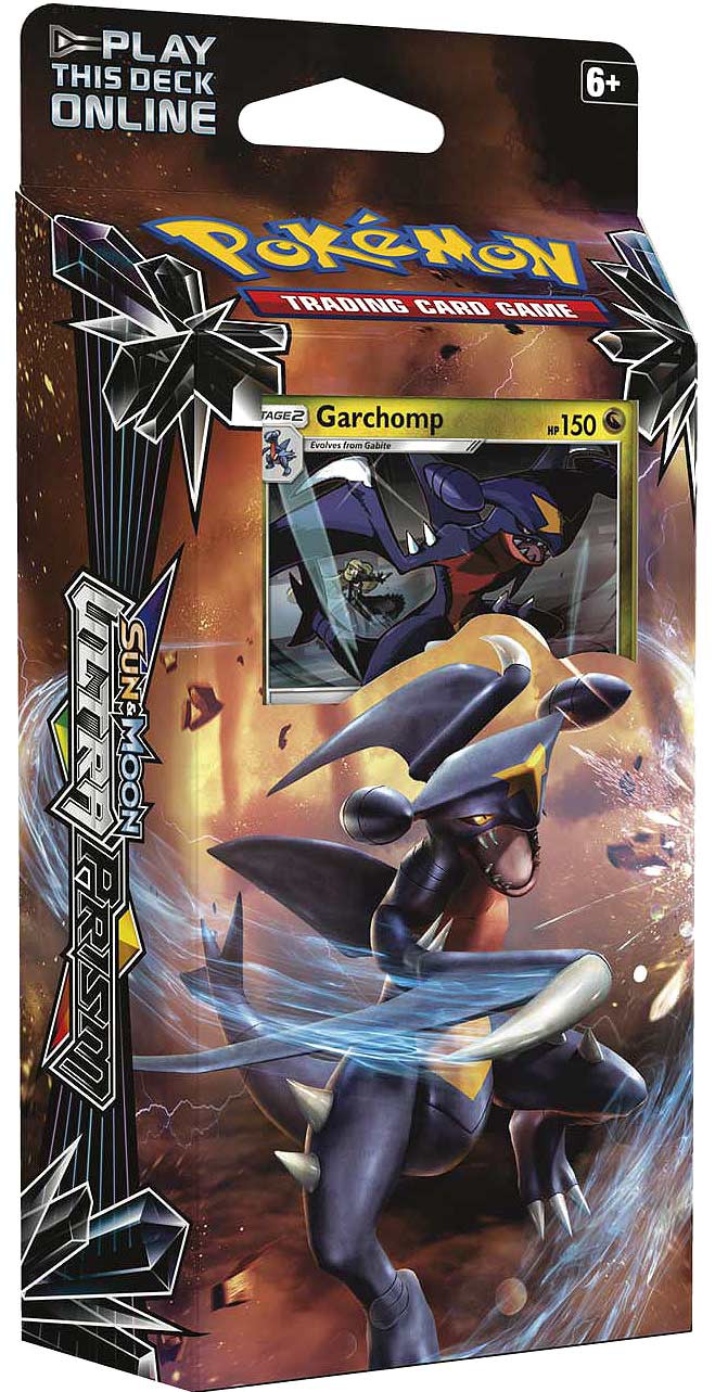 Details About Pokemon Sun Moon Ultra Prism Mach Strike Theme Deck Garchomp