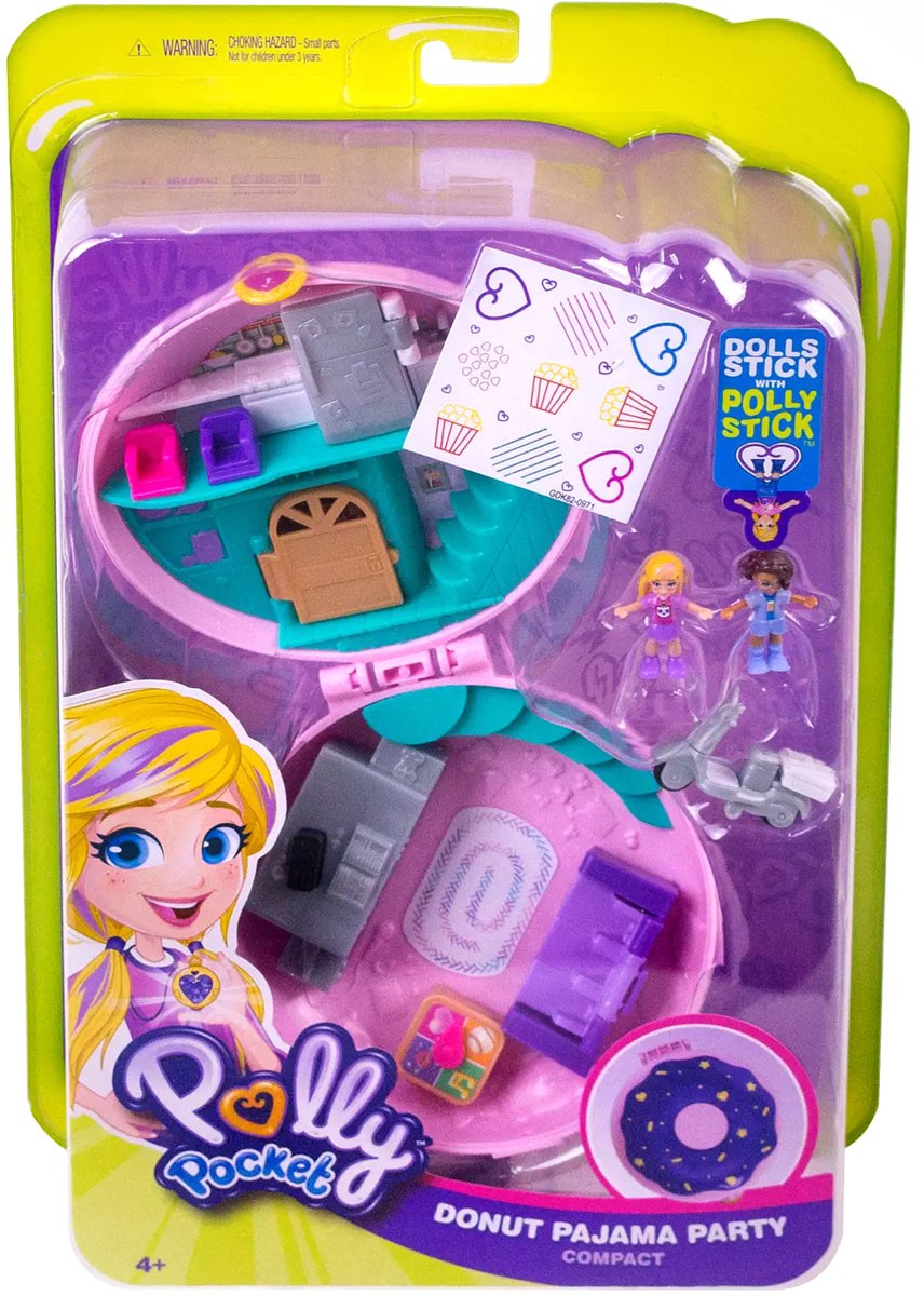 polly pocket pajama party sleepy pets