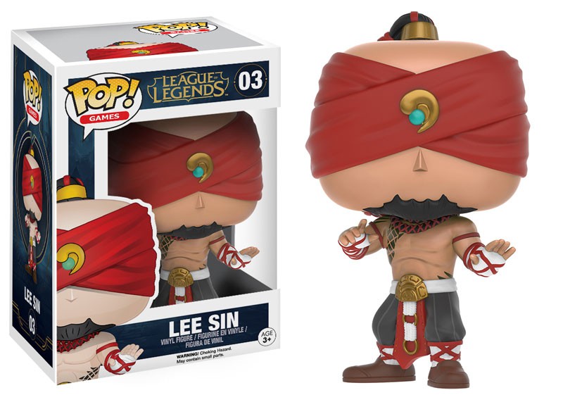 Games Vinyl Figure by Funko new in box #03 Lee Sin League of Legends Pop