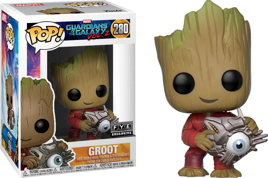 Funko Pop Marvel Guardians of the Galaxy Vol.2 Groot Vinyl Bobble-Head ...