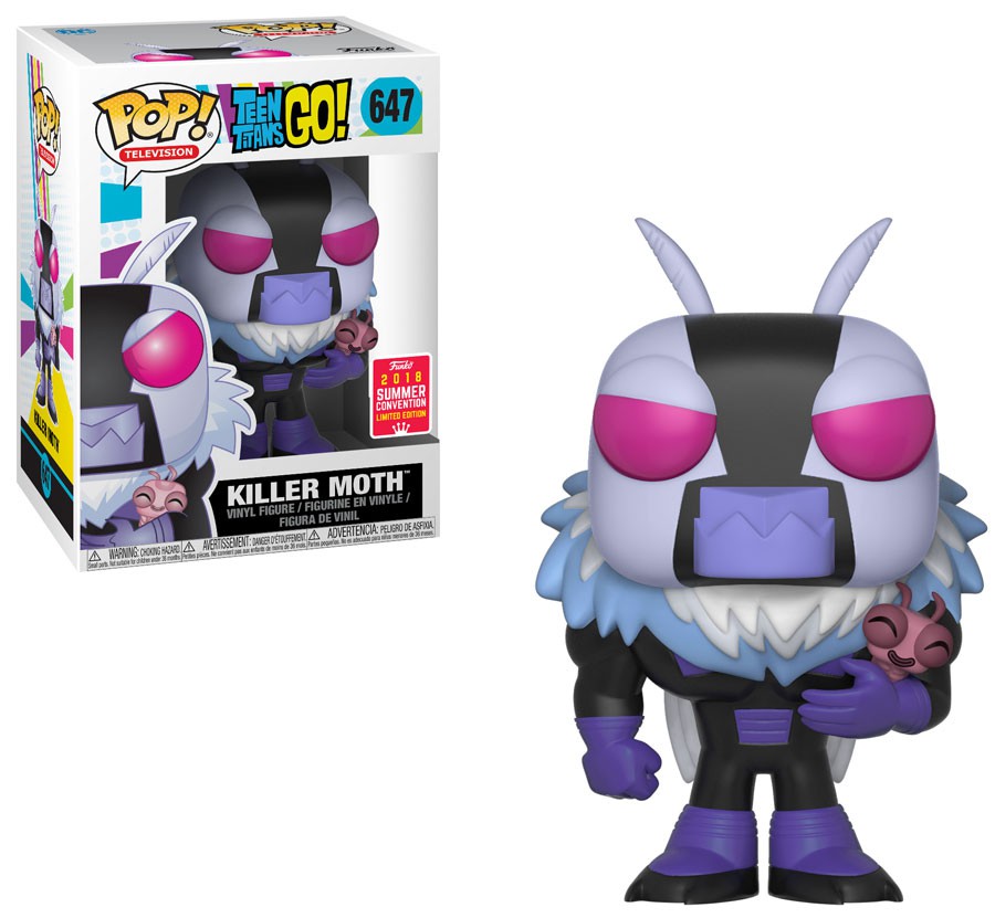 Funko Teen Titans Go! POP! TV Killer Moth Exclusive Vinyl Figure 647