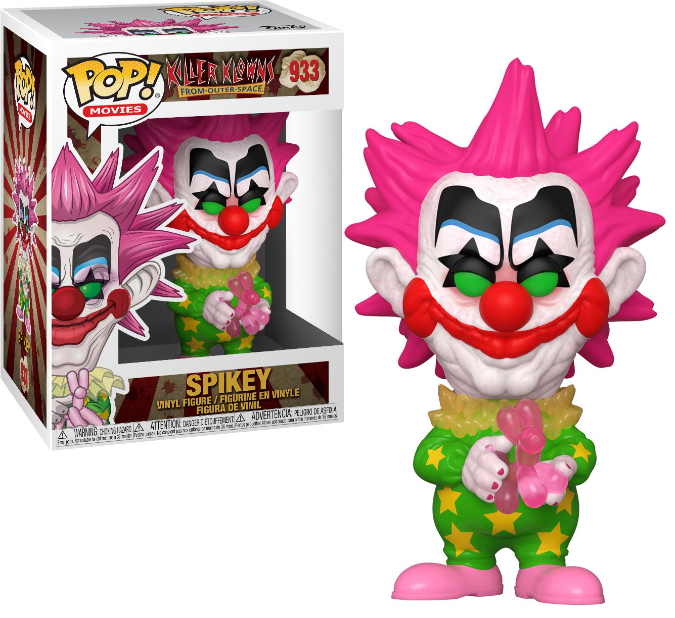 Funko Killer Klowns From Outer Space POP! Movies Spikey Vinyl Figure #933