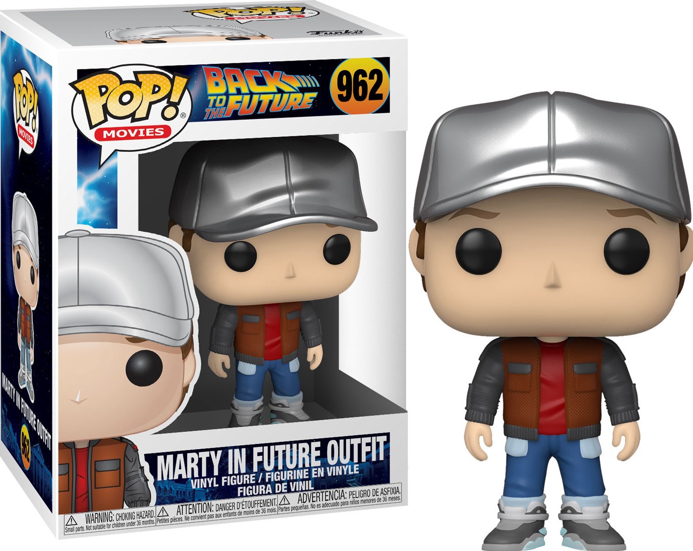 Funko Back to the Future POP! Movies Marty in Future Outfit Vinyl