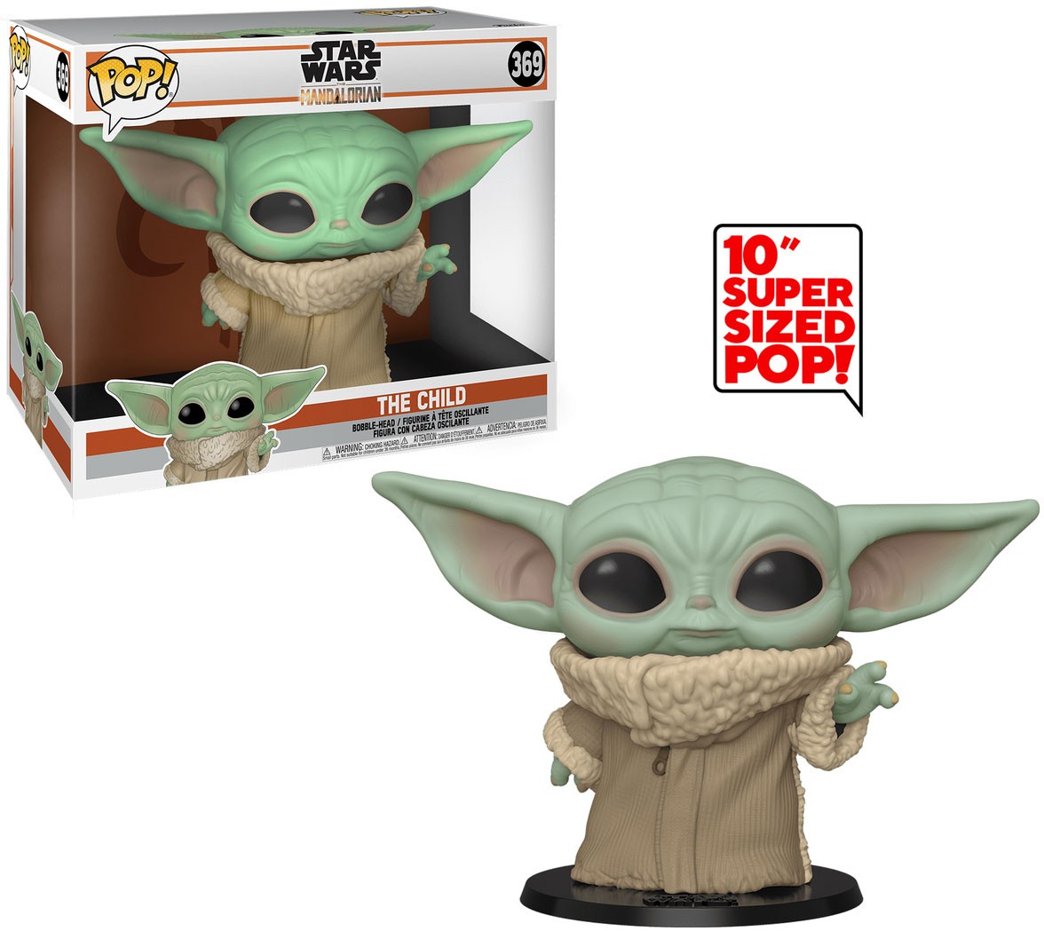 POP! Star Wars The Child (Baby Yoda) 10-Inch Vinyl Figure [Super