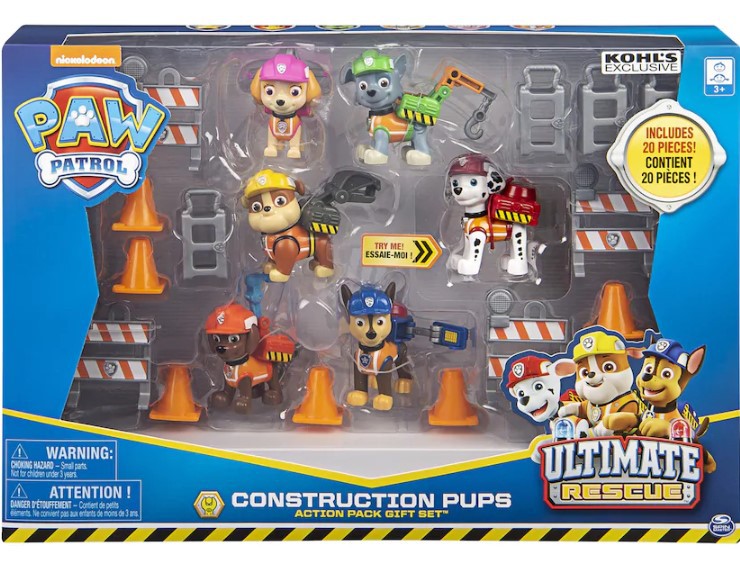 paw patrol ultimate rescue action pack pups