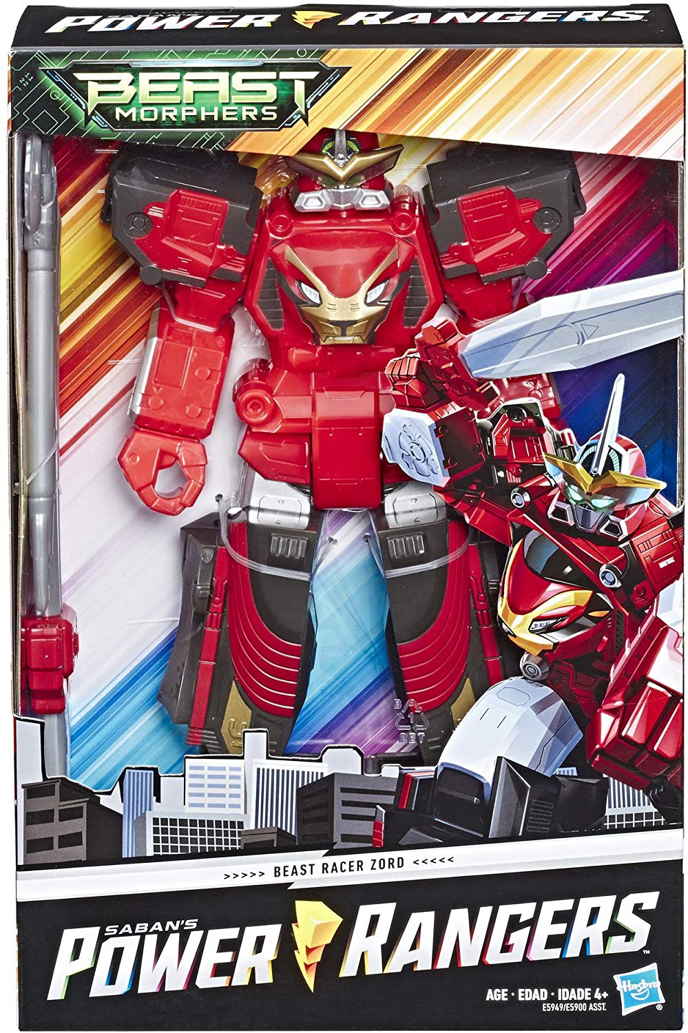power rangers beast morphers beast racer zord converting action figure