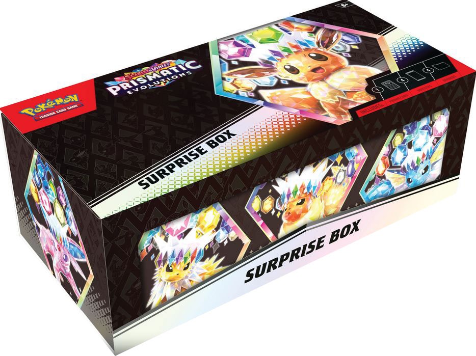 シュリンク付 未開封 BOX ETB プリズマティックエボリューションズ 英語版 Scarlet & Violet Prismatic Evolutions Surprise Box | eBay