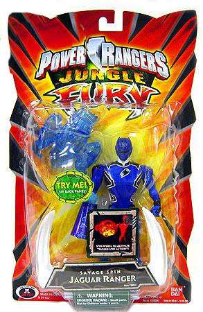 Power Rangers Jungle Fury Savage Spin Jaguar Ranger Action Figure