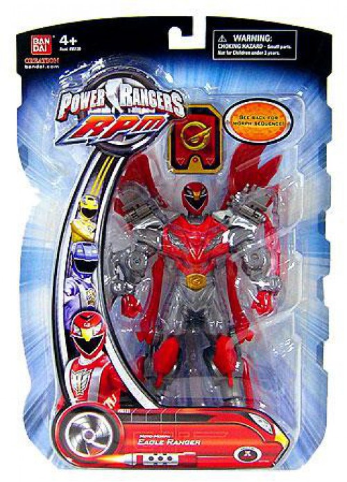 Bandai Toys Power Rangers RPM Moto Morph Eagle Ranger 6.5