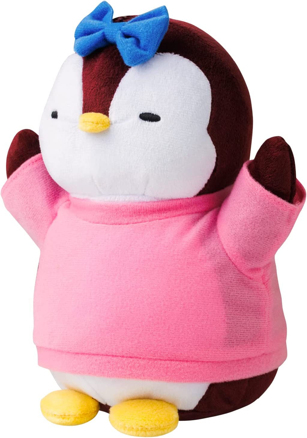 Pudgy Penguins Plush Buddies Blue Bow & Pink Sweater 8-Inch Plush