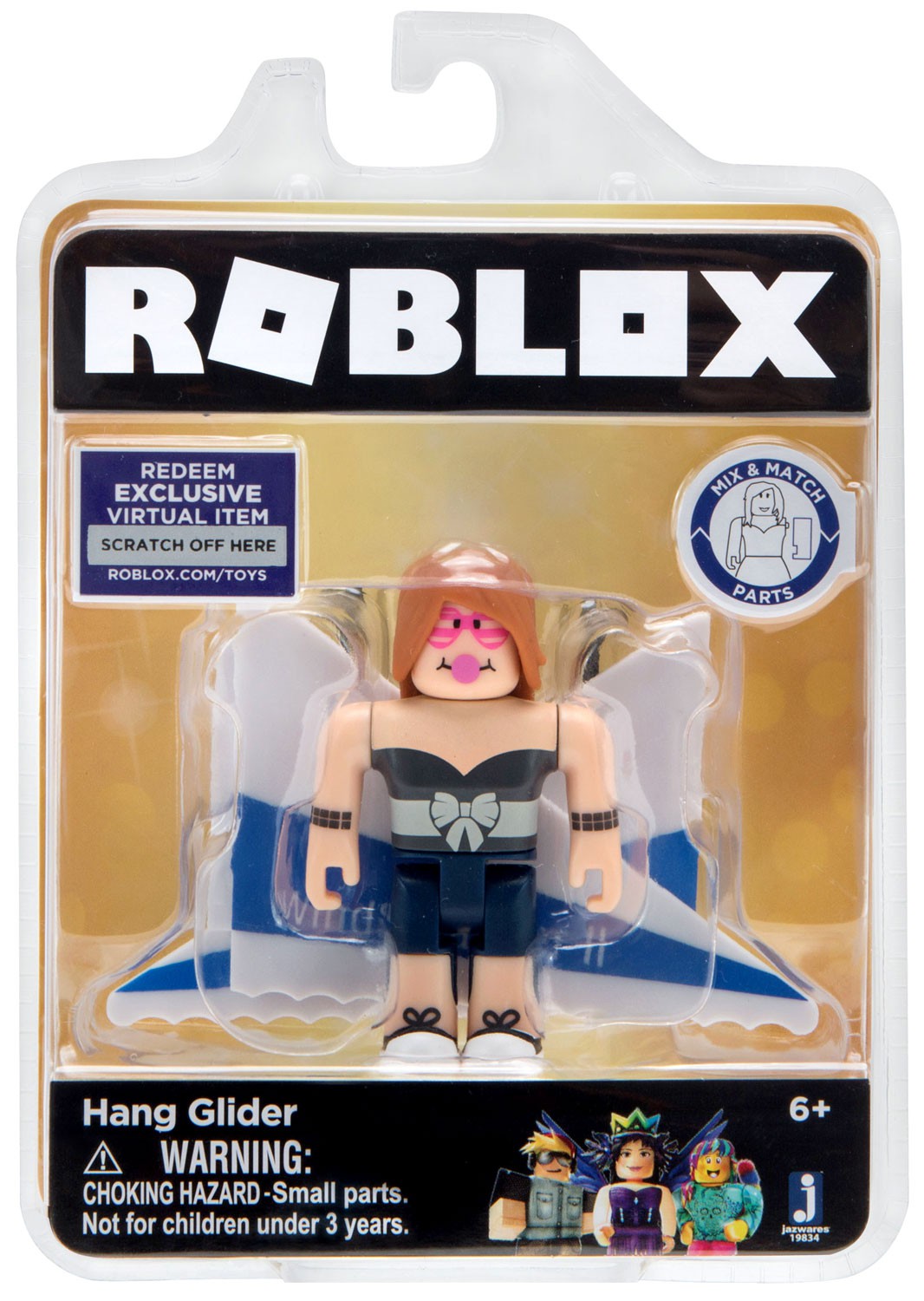 Roblox Celebrity Collection Hang Glider Action Figure 681326198345 - roblox collection action figure pick your selection